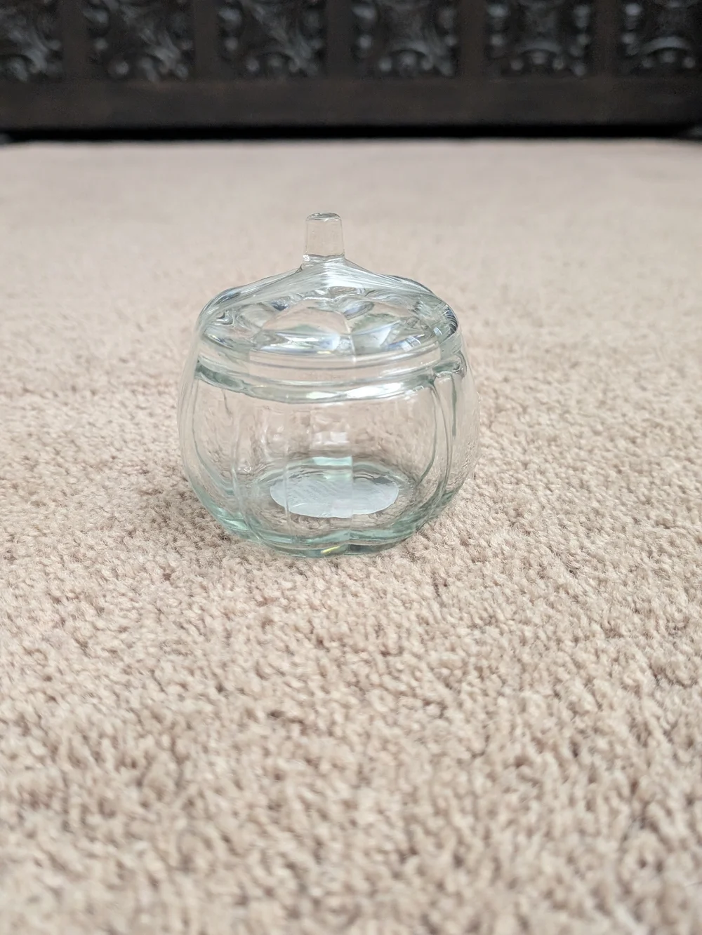 Clear Glass Lidded Candy Jar - Home Accents